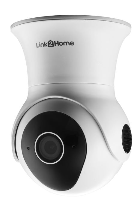 Link2Home WiFi Outdoor Weatherproof Camera with Pan and Tilt â€ For Home Security, Surveillance, CCTV, No Hub Required (White)